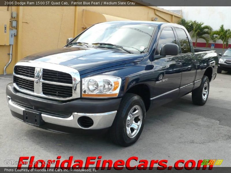 Patriot Blue Pearl / Medium Slate Gray 2006 Dodge Ram 1500 ST Quad Cab