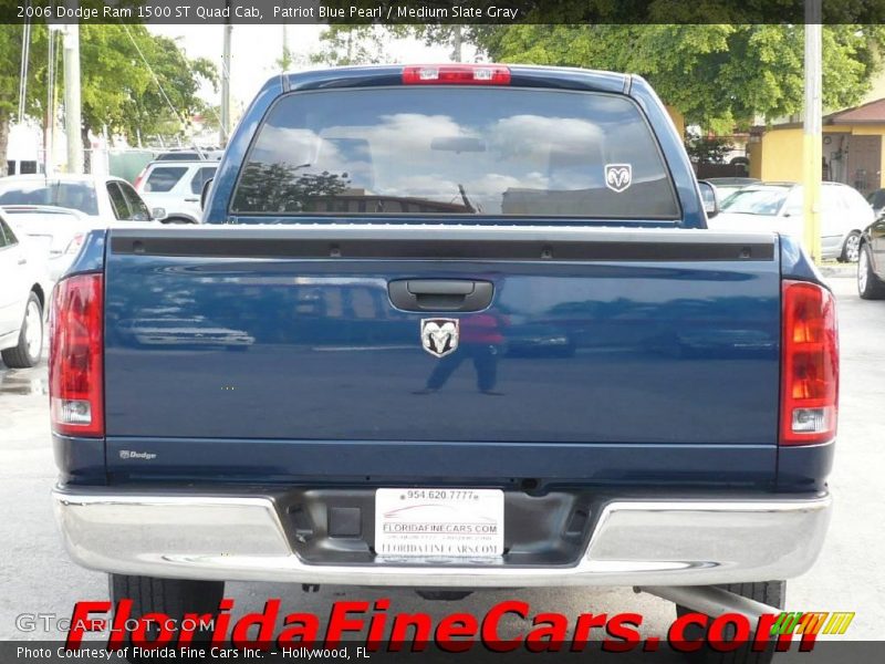 Patriot Blue Pearl / Medium Slate Gray 2006 Dodge Ram 1500 ST Quad Cab
