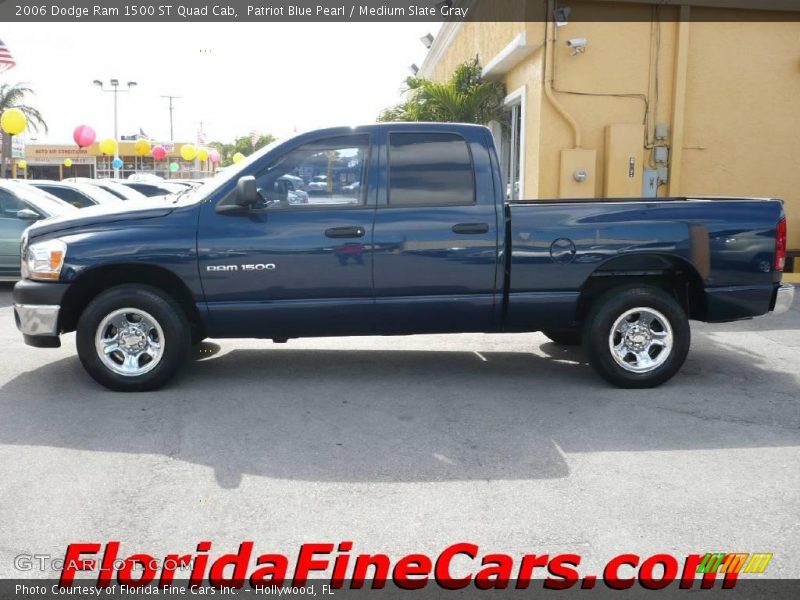 Patriot Blue Pearl / Medium Slate Gray 2006 Dodge Ram 1500 ST Quad Cab