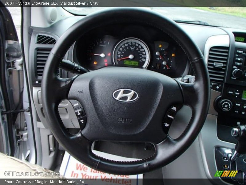 Stardust Silver / Gray 2007 Hyundai Entourage GLS