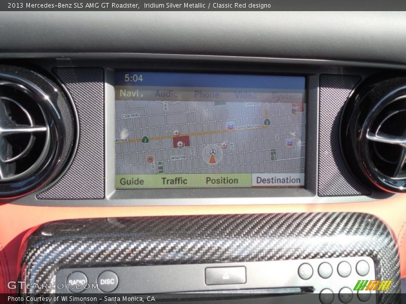 Navigation of 2013 SLS AMG GT Roadster
