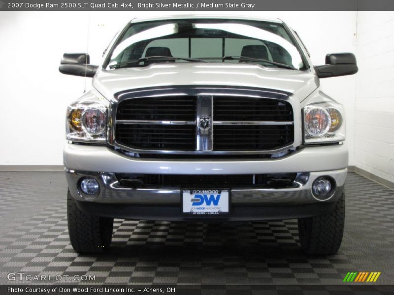 Bright Silver Metallic / Medium Slate Gray 2007 Dodge Ram 2500 SLT Quad Cab 4x4