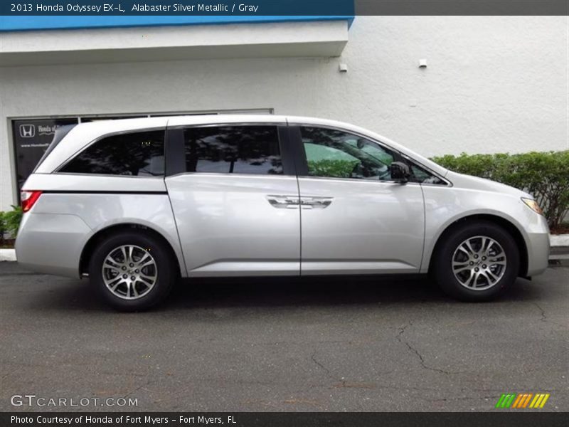 Alabaster Silver Metallic / Gray 2013 Honda Odyssey EX-L