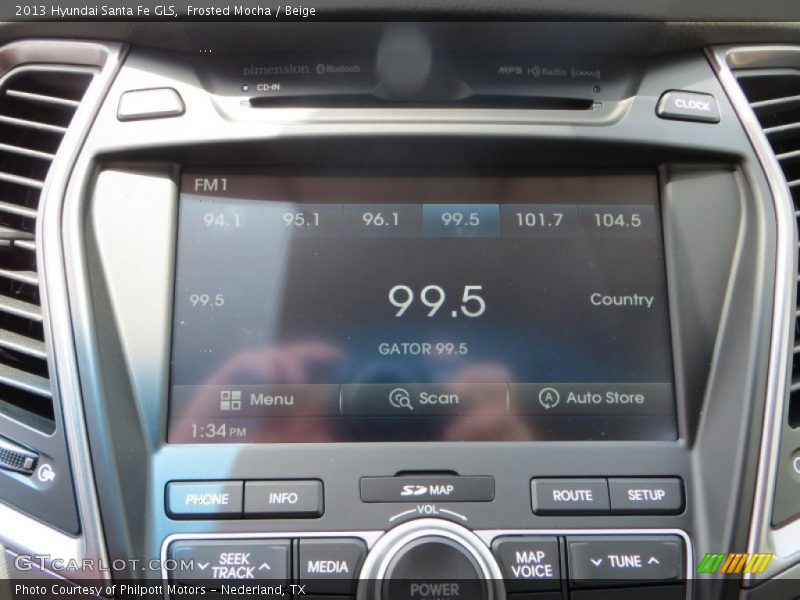 Frosted Mocha / Beige 2013 Hyundai Santa Fe GLS