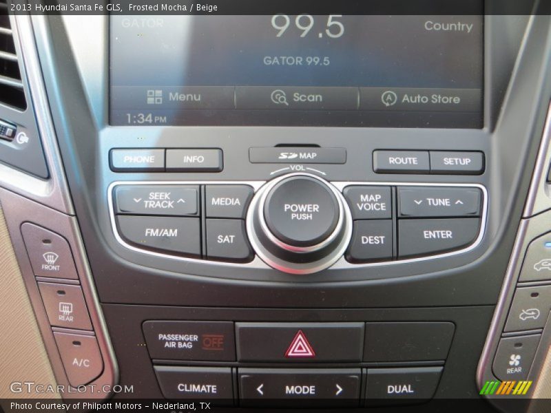 Frosted Mocha / Beige 2013 Hyundai Santa Fe GLS