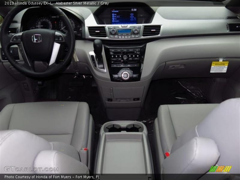 Alabaster Silver Metallic / Gray 2013 Honda Odyssey EX-L