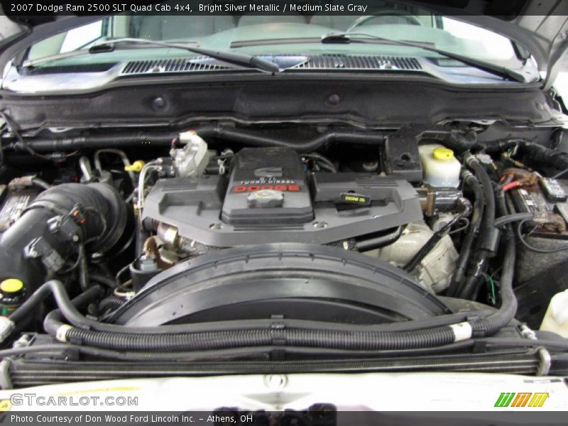  2007 Ram 2500 SLT Quad Cab 4x4 Engine - 6.7L Cummins Turbo Diesel OHV 24V Inline 6 Cylinder