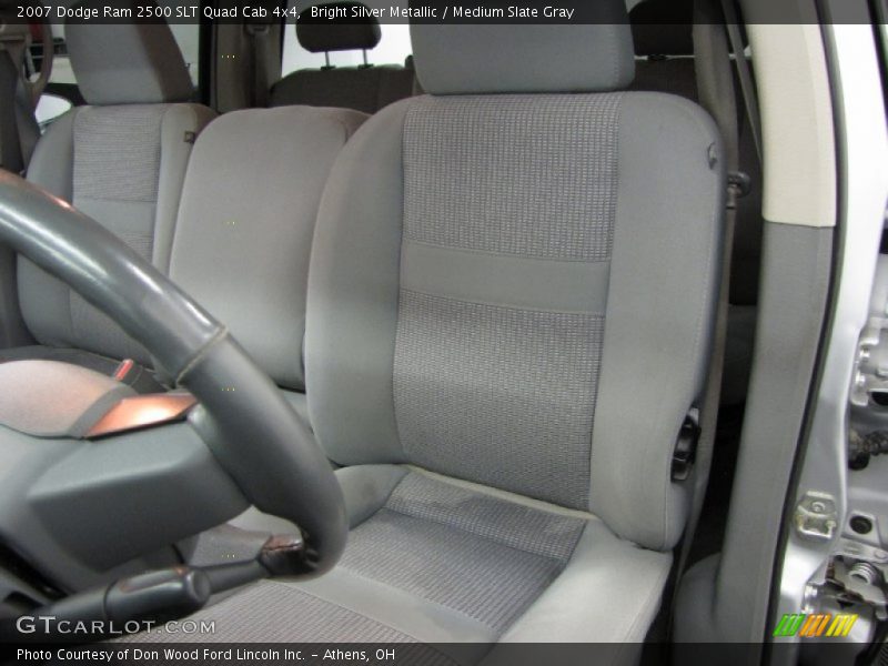 Bright Silver Metallic / Medium Slate Gray 2007 Dodge Ram 2500 SLT Quad Cab 4x4