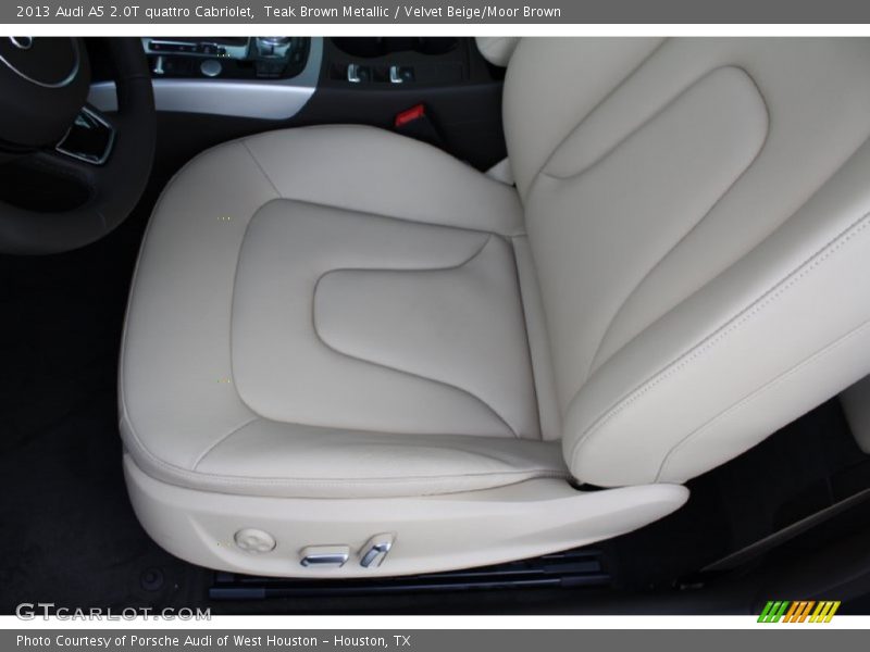 Teak Brown Metallic / Velvet Beige/Moor Brown 2013 Audi A5 2.0T quattro Cabriolet