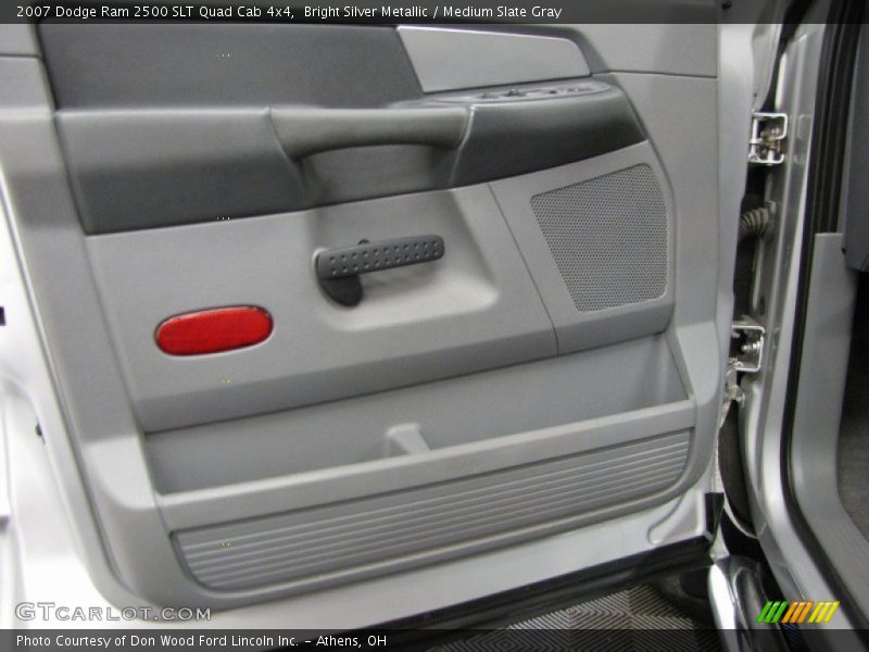 Bright Silver Metallic / Medium Slate Gray 2007 Dodge Ram 2500 SLT Quad Cab 4x4