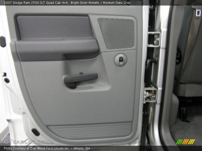 Bright Silver Metallic / Medium Slate Gray 2007 Dodge Ram 2500 SLT Quad Cab 4x4