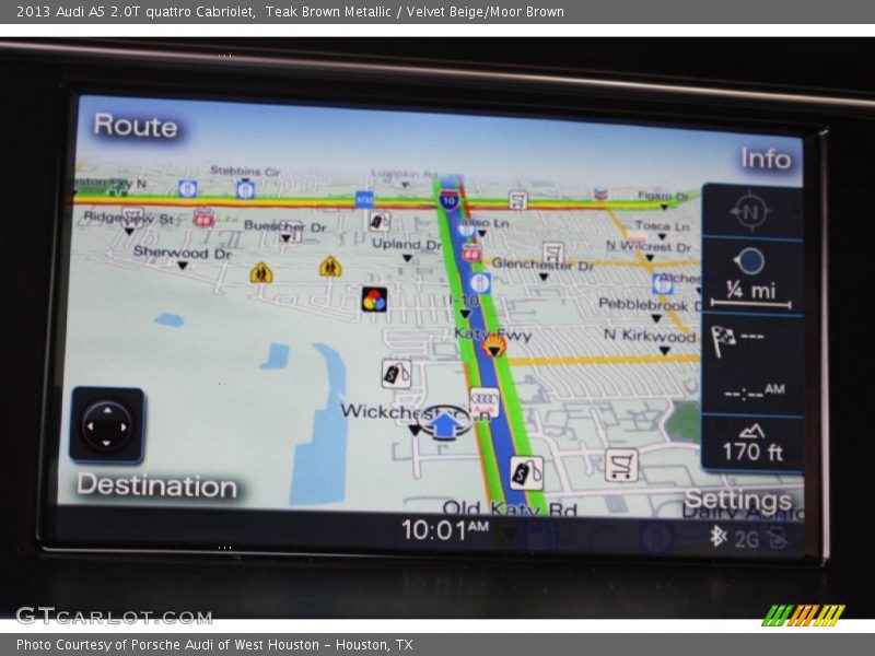 Teak Brown Metallic / Velvet Beige/Moor Brown 2013 Audi A5 2.0T quattro Cabriolet