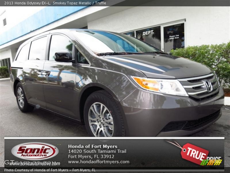 Smokey Topaz Metallic / Truffle 2013 Honda Odyssey EX-L