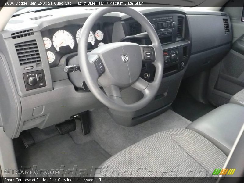 Patriot Blue Pearl / Medium Slate Gray 2006 Dodge Ram 1500 ST Quad Cab