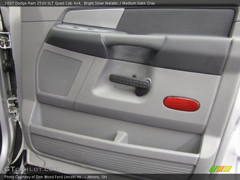 Bright Silver Metallic / Medium Slate Gray 2007 Dodge Ram 2500 SLT Quad Cab 4x4