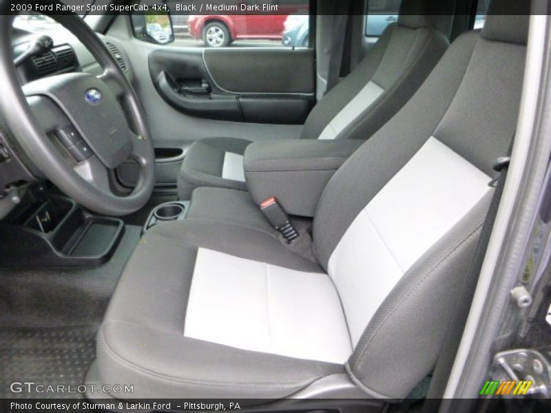 Black / Medium Dark Flint 2009 Ford Ranger Sport SuperCab 4x4