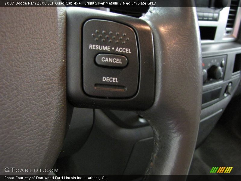 Controls of 2007 Ram 2500 SLT Quad Cab 4x4