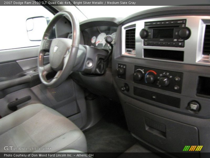 Bright Silver Metallic / Medium Slate Gray 2007 Dodge Ram 2500 SLT Quad Cab 4x4
