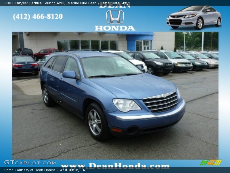 Marine Blue Pearl / Pastel Slate Gray 2007 Chrysler Pacifica Touring AWD