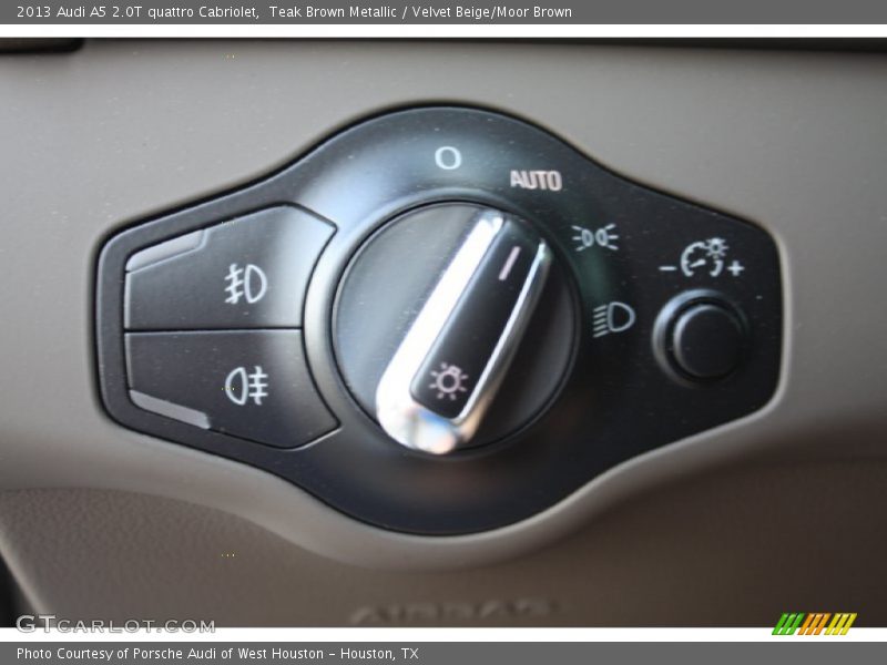 Teak Brown Metallic / Velvet Beige/Moor Brown 2013 Audi A5 2.0T quattro Cabriolet