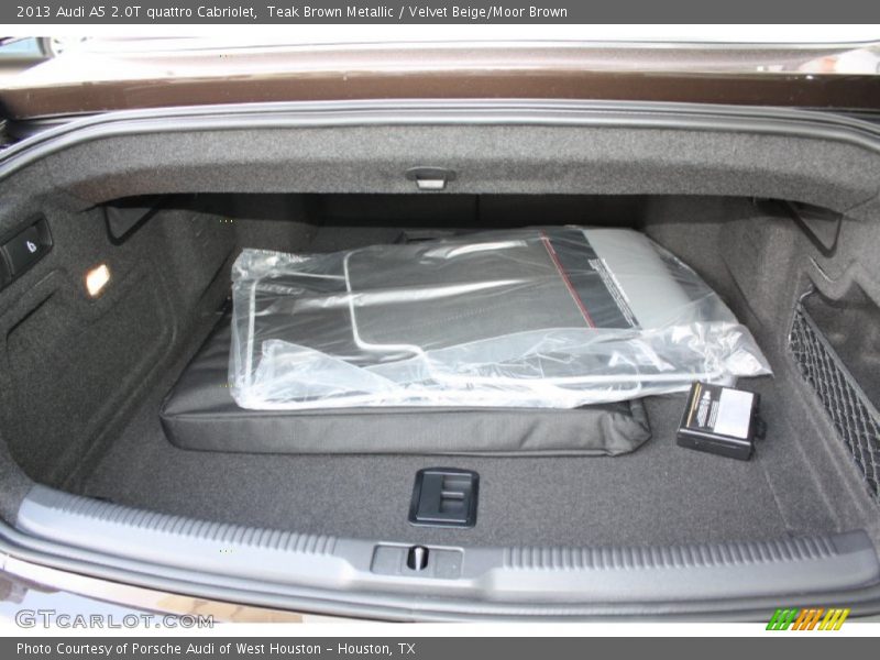 Teak Brown Metallic / Velvet Beige/Moor Brown 2013 Audi A5 2.0T quattro Cabriolet