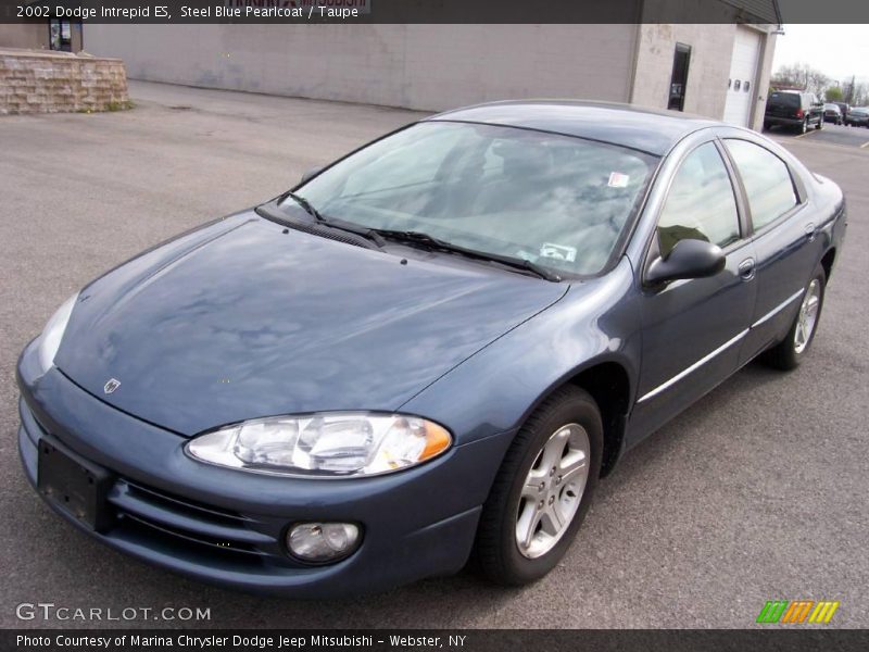 Steel Blue Pearlcoat / Taupe 2002 Dodge Intrepid ES