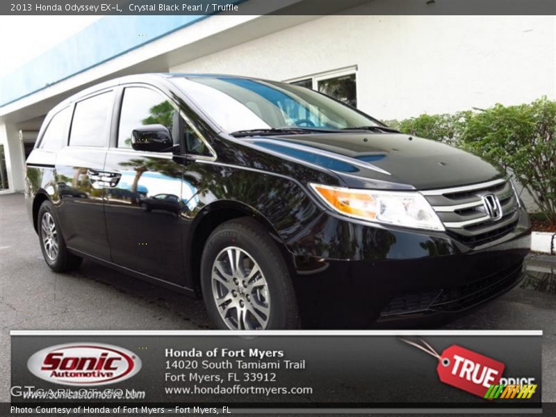 Crystal Black Pearl / Truffle 2013 Honda Odyssey EX-L
