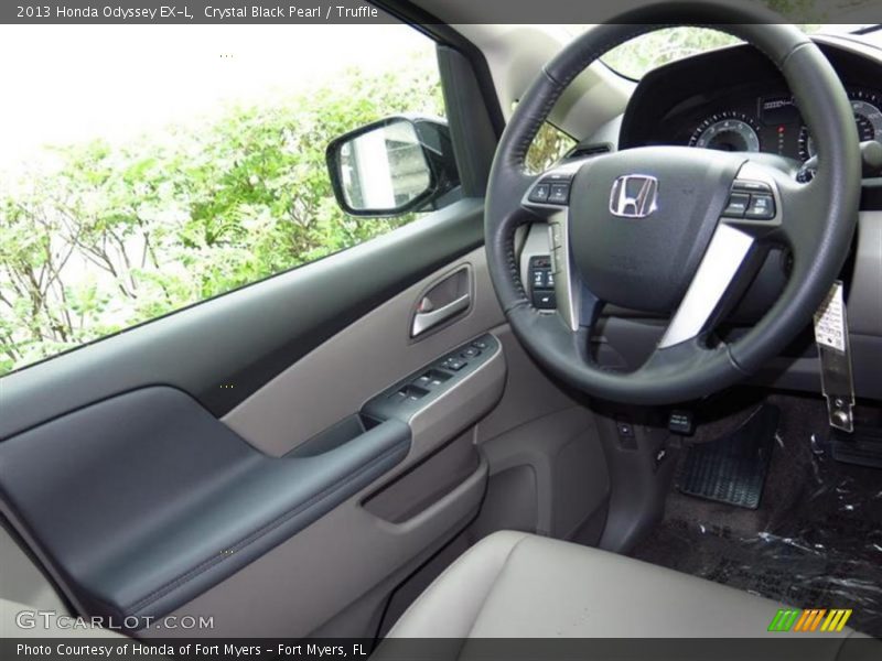 Crystal Black Pearl / Truffle 2013 Honda Odyssey EX-L