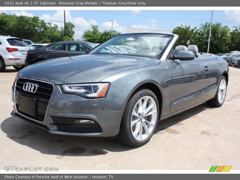 Front 3/4 View of 2013 A5 2.0T Cabriolet