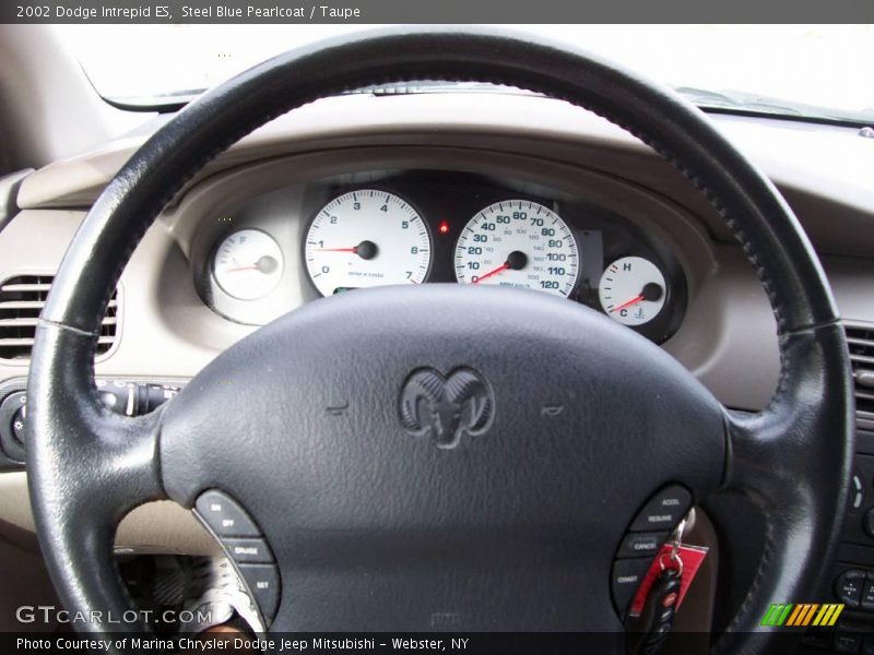 Steel Blue Pearlcoat / Taupe 2002 Dodge Intrepid ES