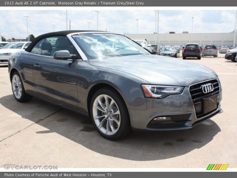 Front 3/4 View of 2013 A5 2.0T Cabriolet