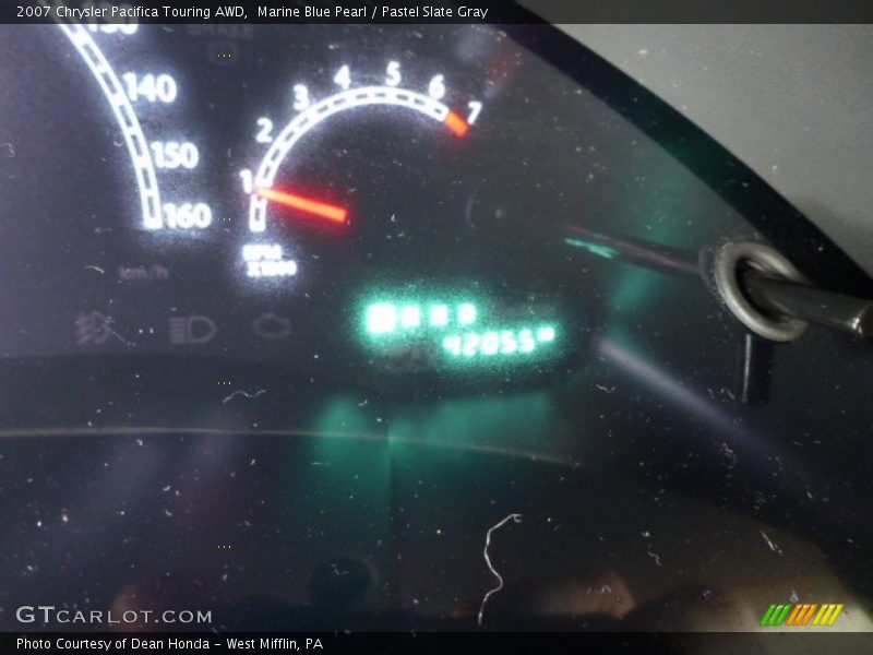 Marine Blue Pearl / Pastel Slate Gray 2007 Chrysler Pacifica Touring AWD
