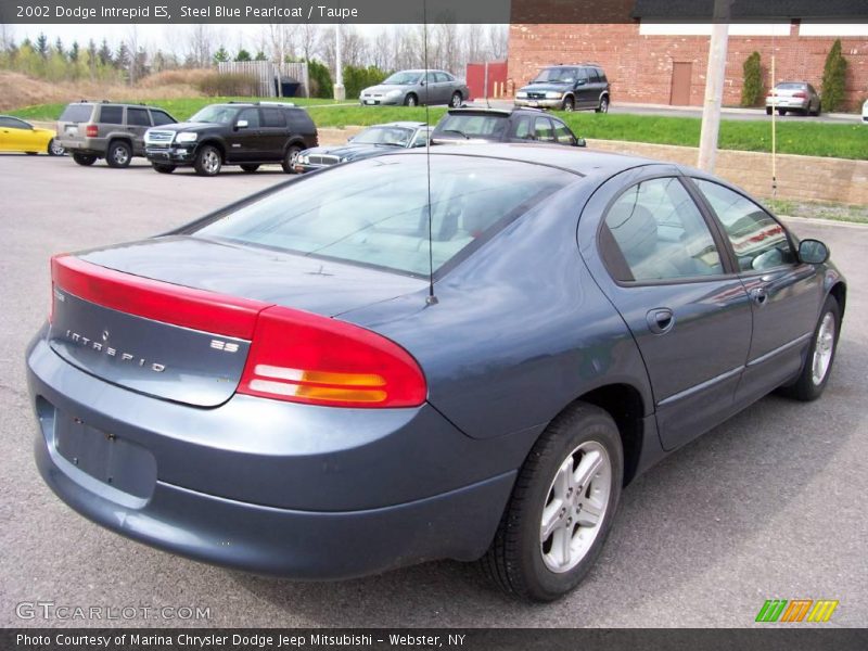 Steel Blue Pearlcoat / Taupe 2002 Dodge Intrepid ES