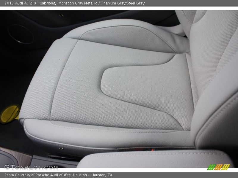Monsoon Gray Metallic / Titanium Grey/Steel Grey 2013 Audi A5 2.0T Cabriolet