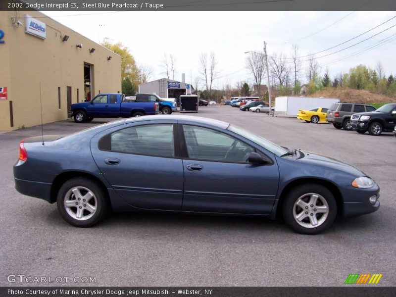 Steel Blue Pearlcoat / Taupe 2002 Dodge Intrepid ES