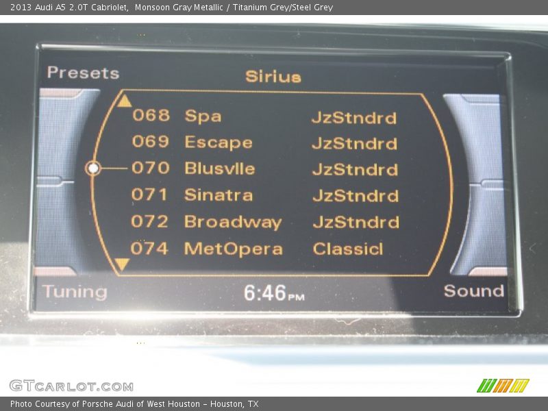 Monsoon Gray Metallic / Titanium Grey/Steel Grey 2013 Audi A5 2.0T Cabriolet