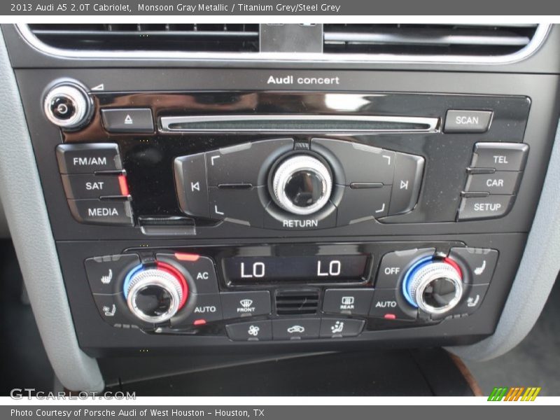 Controls of 2013 A5 2.0T Cabriolet