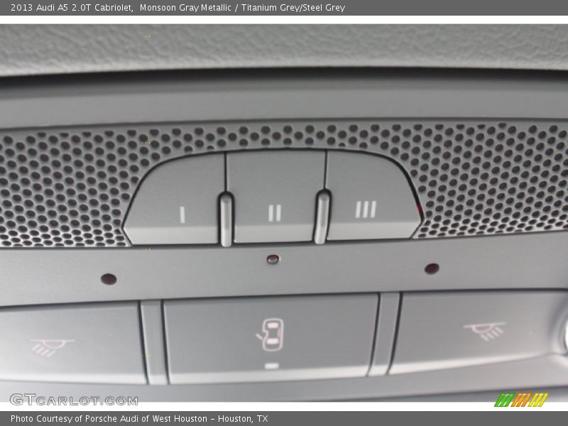 Monsoon Gray Metallic / Titanium Grey/Steel Grey 2013 Audi A5 2.0T Cabriolet