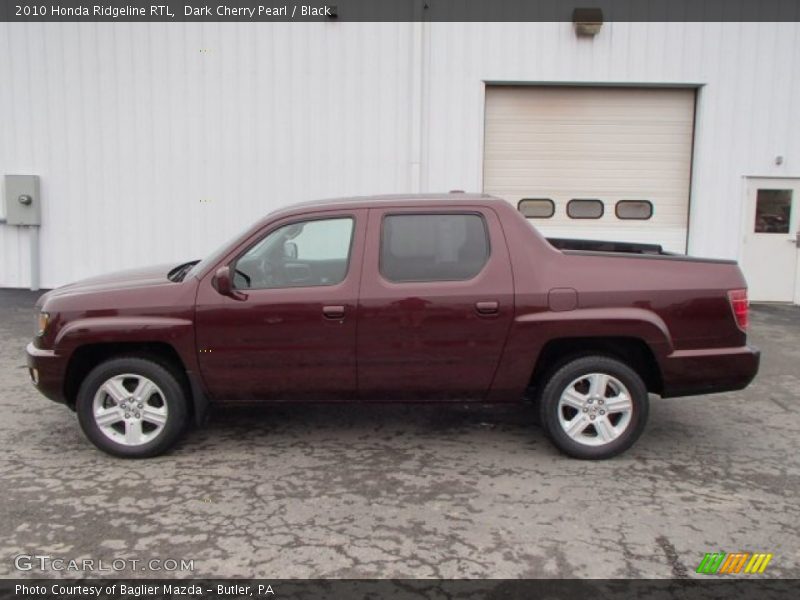 Dark Cherry Pearl / Black 2010 Honda Ridgeline RTL