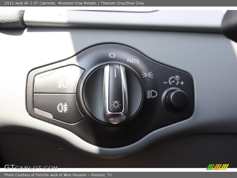 Controls of 2013 A5 2.0T Cabriolet