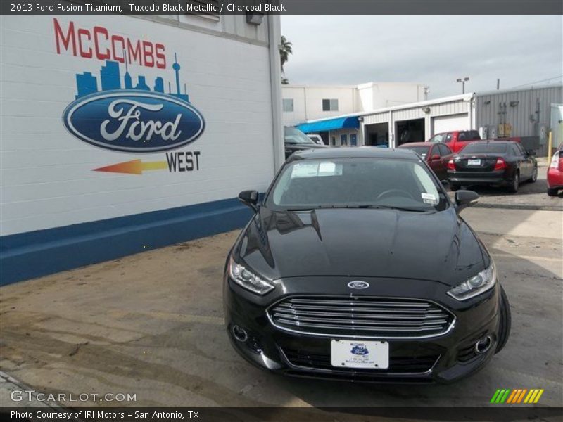 Tuxedo Black Metallic / Charcoal Black 2013 Ford Fusion Titanium