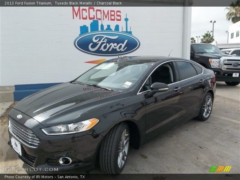 Tuxedo Black Metallic / Charcoal Black 2013 Ford Fusion Titanium