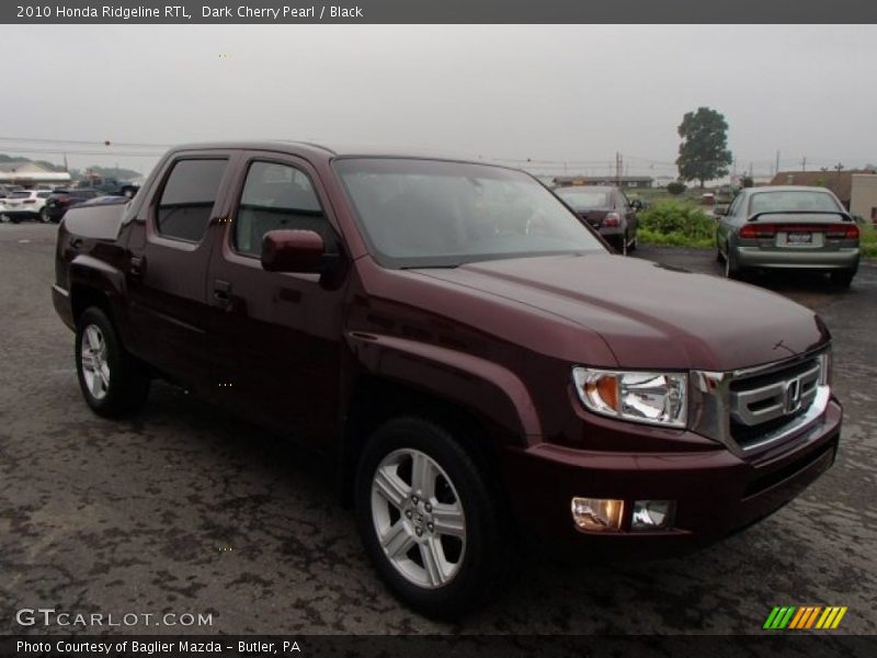 Dark Cherry Pearl / Black 2010 Honda Ridgeline RTL