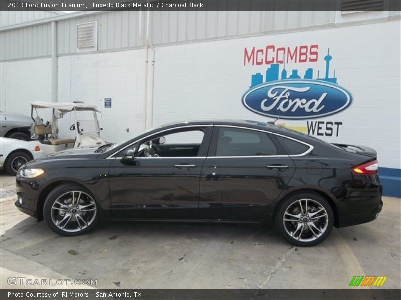 Tuxedo Black Metallic / Charcoal Black 2013 Ford Fusion Titanium