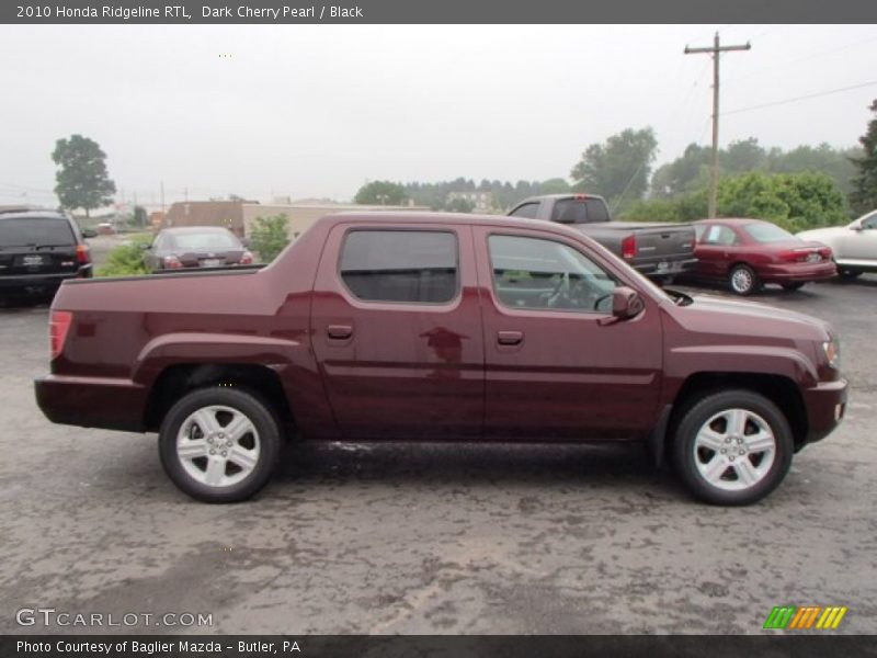 Dark Cherry Pearl / Black 2010 Honda Ridgeline RTL