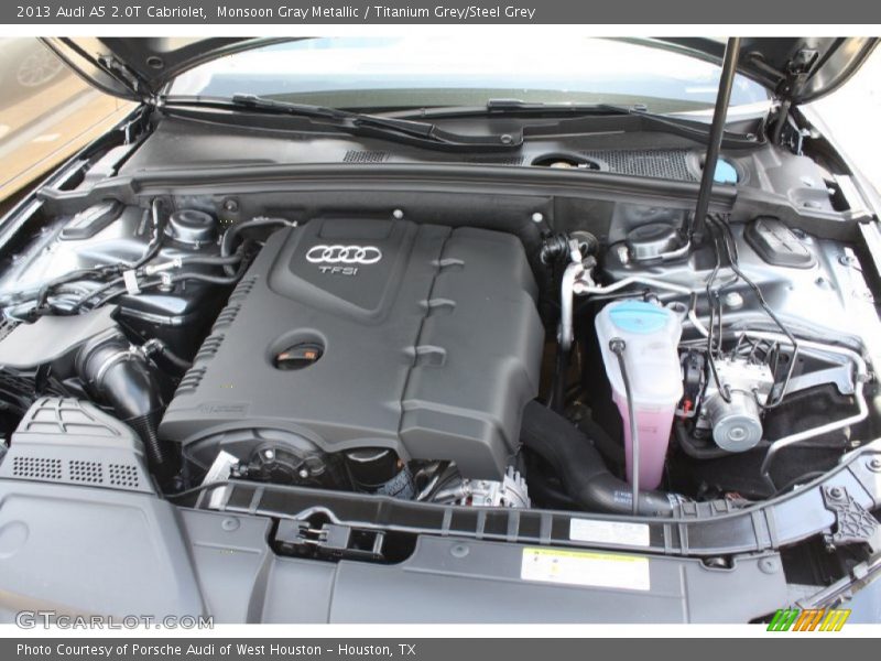  2013 A5 2.0T Cabriolet Engine - 2.0 Liter FSI Turbocharged DOHC 16-Valve VVT 4 Cylinder