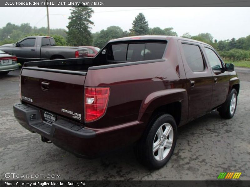 Dark Cherry Pearl / Black 2010 Honda Ridgeline RTL