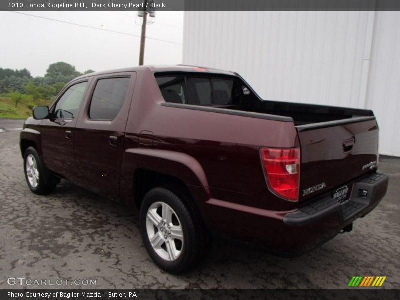 Dark Cherry Pearl / Black 2010 Honda Ridgeline RTL