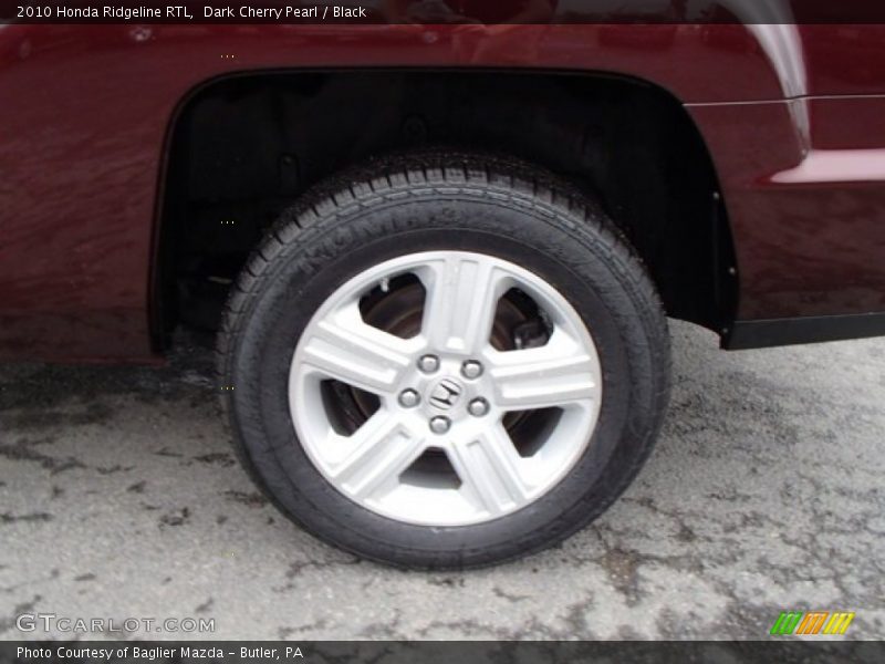 Dark Cherry Pearl / Black 2010 Honda Ridgeline RTL