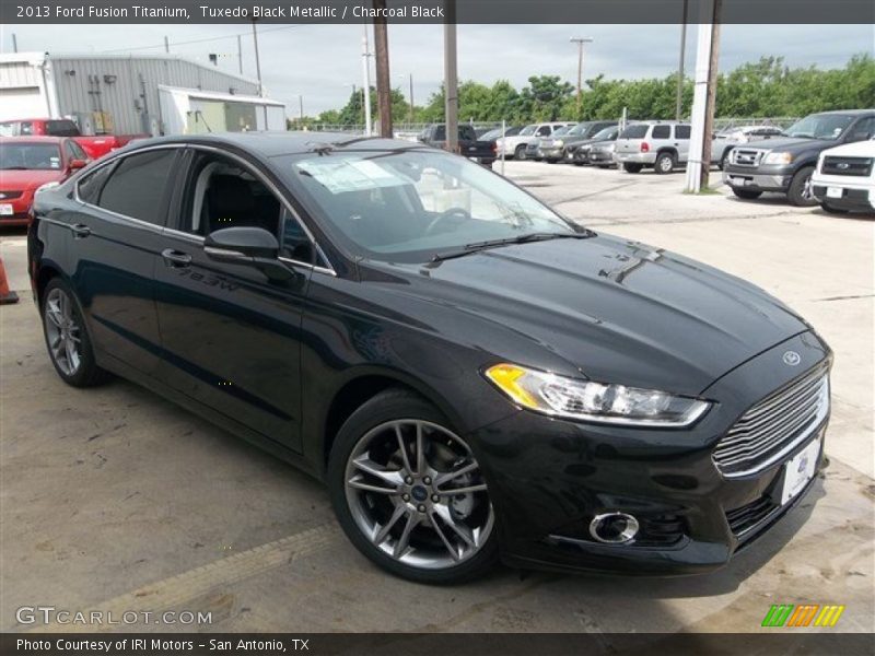 Tuxedo Black Metallic / Charcoal Black 2013 Ford Fusion Titanium